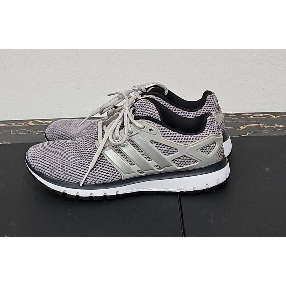 Adidas Women's Energy Cloud CG3016 Running Shoe‎ Size 8.5 Gray With Gray Stripes